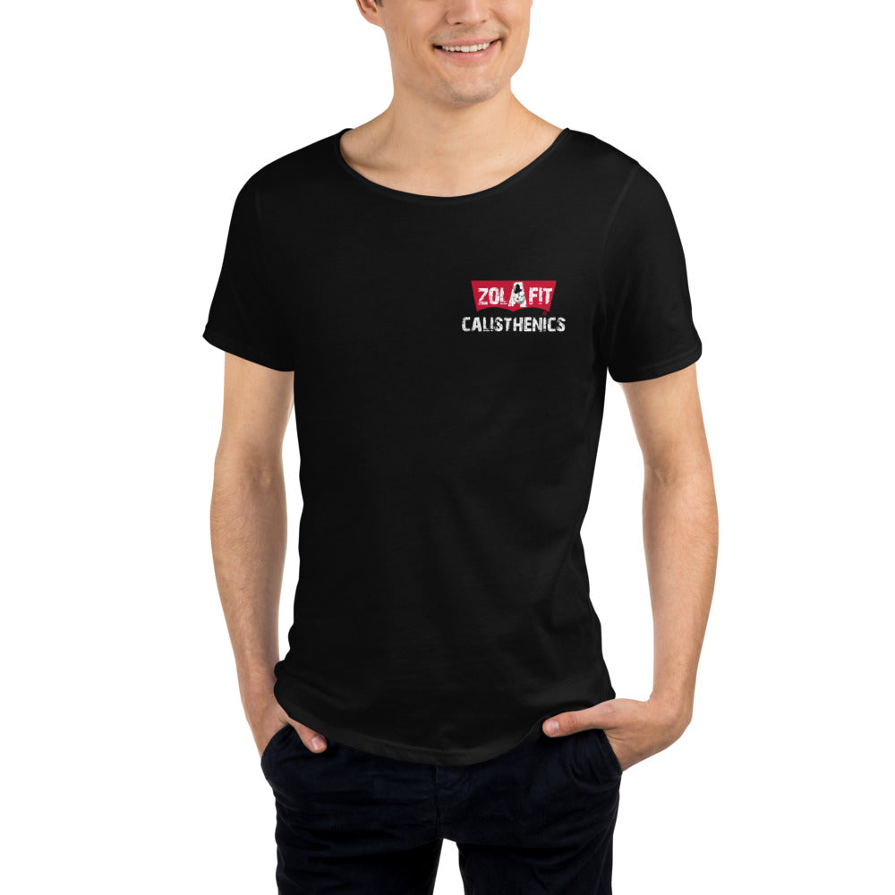 Men's Raw Neck Tee - ZolaFit